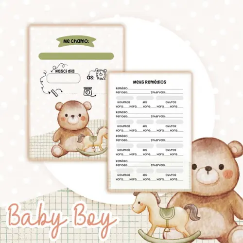 Arquivo Digital - Caderneta de Vacina - Baby Boy