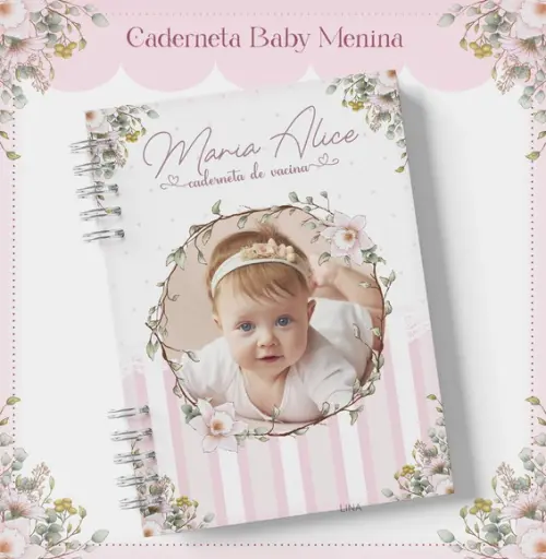 Arquivo Digital - Caderneta de Vacina - Baby Menina