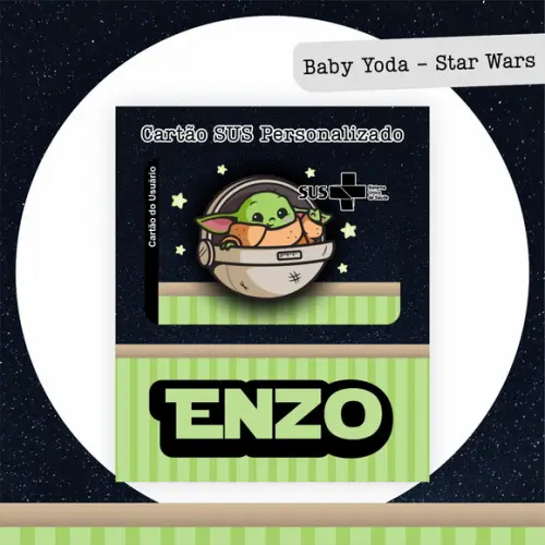 Arquivo Digital - Caderneta de Vacina - Baby Yoda