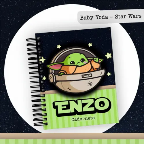 Arquivo Digital - Caderneta de Vacina - Baby Yoda