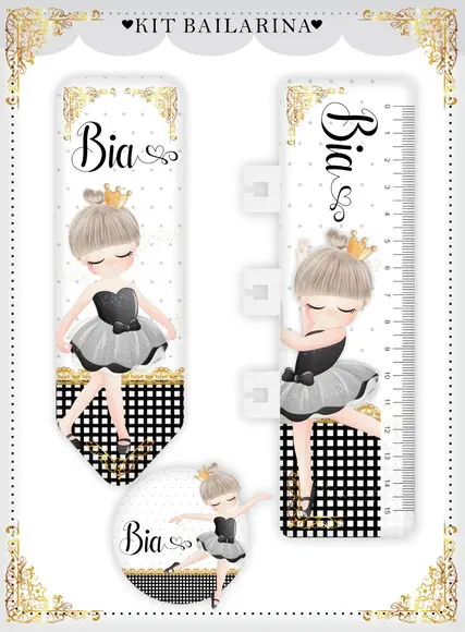 Arquivo Digital - Caderneta de Vacina - Bailarina Black