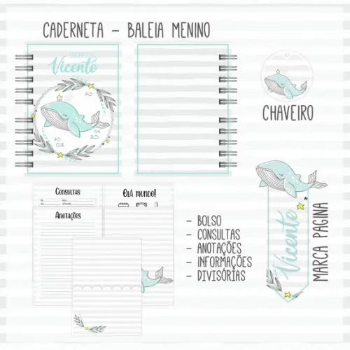 Arquivo Digital - Caderneta de Vacina - Baleia Menino