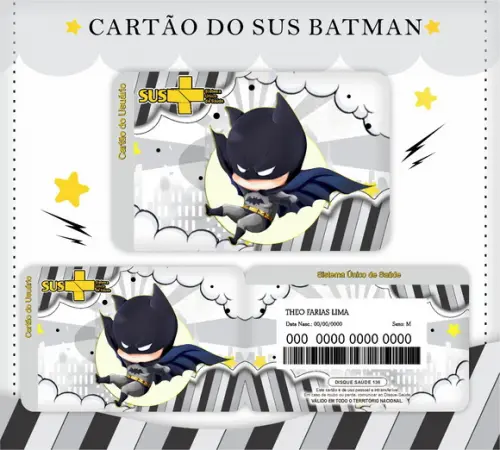 Arquivo Digital - Caderneta de Vacina - Batman