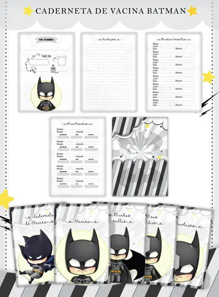 Arquivo Digital - Caderneta de Vacina - Batman