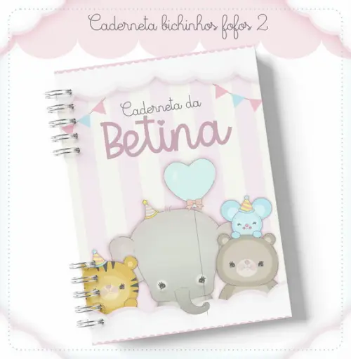 Arquivo Digital - Caderneta de Vacina - Bichinhos Fofos 02