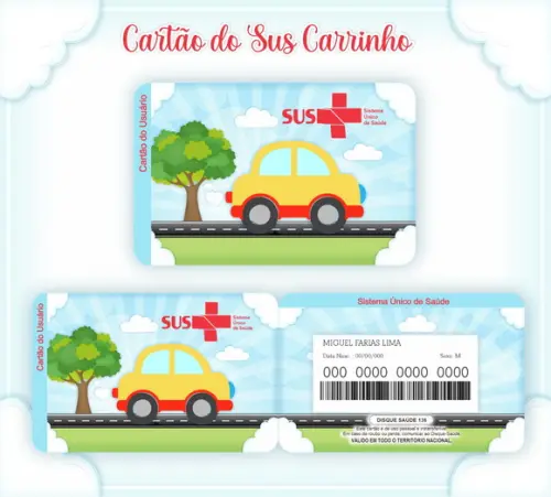Arquivo Digital - Caderneta de Vacina - Carrinhos 03
