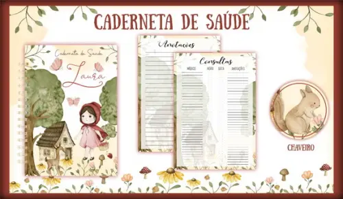 Arquivo Digital - Caderneta de Vacina - Chapeuzinho Vermelho