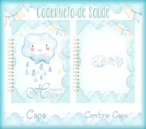Arquivo Digital - Caderneta de Vacina - Chuva de Amor Menino