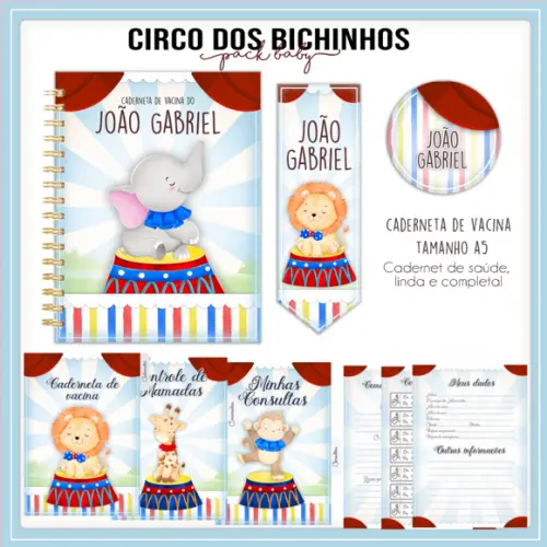 Arquivo Digital - Caderneta de Vacina - Circo Menino