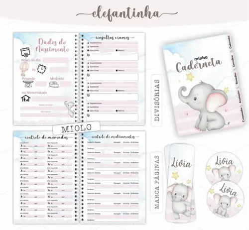 Arquivo Digital - Caderneta de Vacina - Elefantinha 03