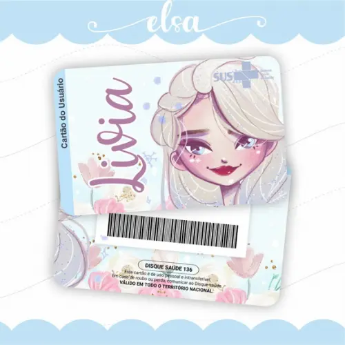 Arquivo Digital - Caderneta de Vacina - Elsa + Cartao