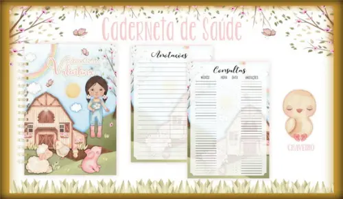 Arquivo Digital - Caderneta de Vacina - Fazendinha Menina 02