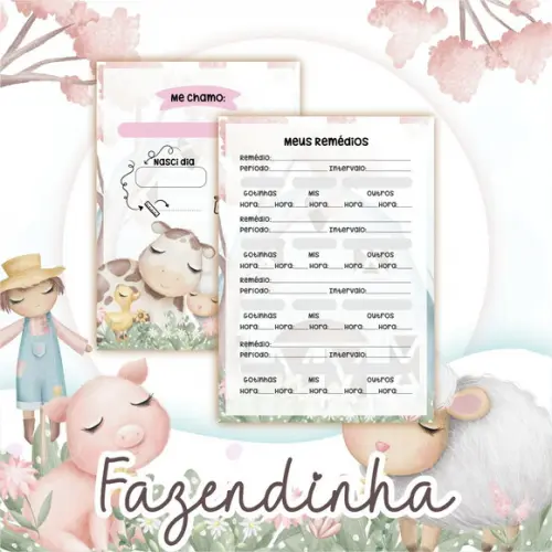 Arquivo Digital - Caderneta de Vacina - Fazendinha Menina 04