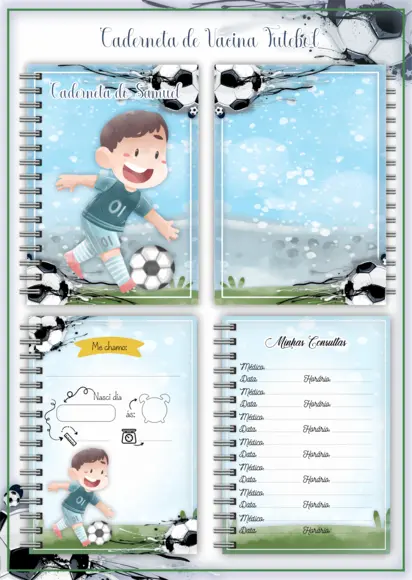 Arquivo Digital - Caderneta de Vacina - Futebol