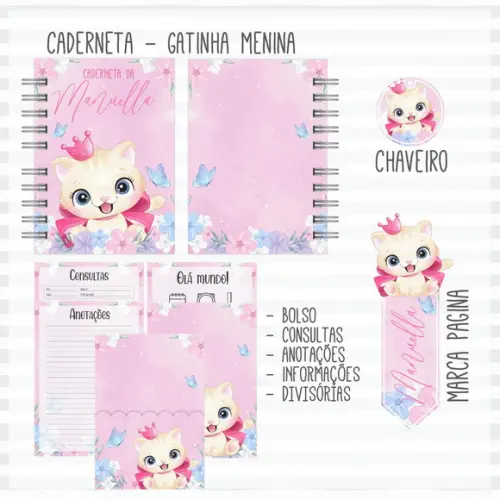Arquivo Digital - Caderneta de Vacina - Gatinha Menina