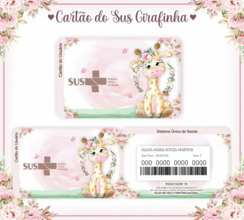 Arquivo Digital - Caderneta de Vacina - Girafinha 05