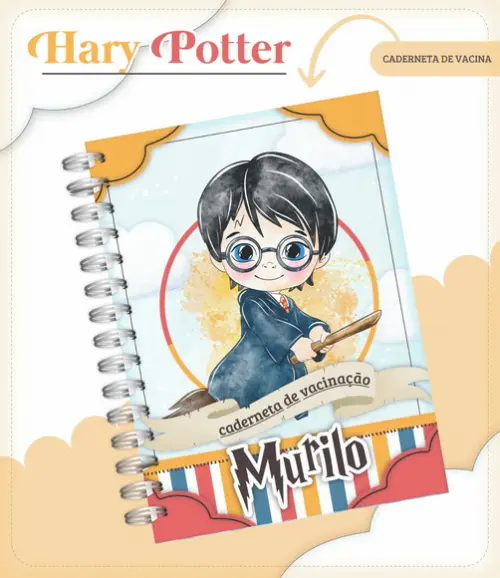 Arquivo Digital - Caderneta de Vacina - Harry Potter + Sus