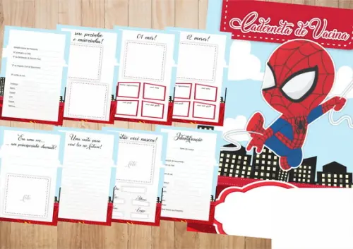 Arquivo Digital - Caderneta de Vacina - Homem Aranha 02