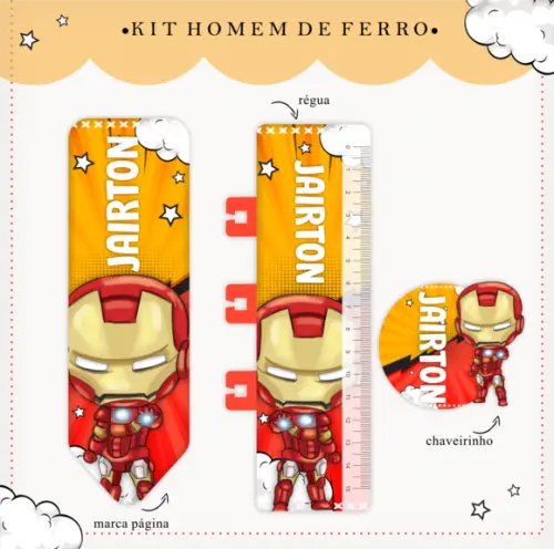 Arquivo Digital - Caderneta de Vacina - Homem de Ferro
