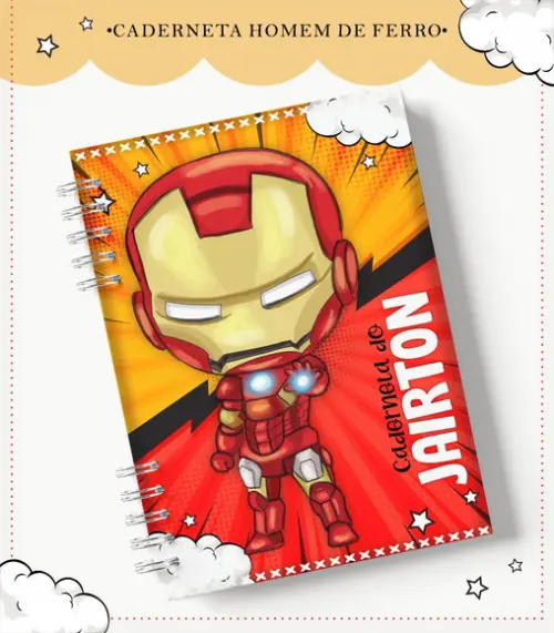 Arquivo Digital - Caderneta de Vacina - Homem de Ferro