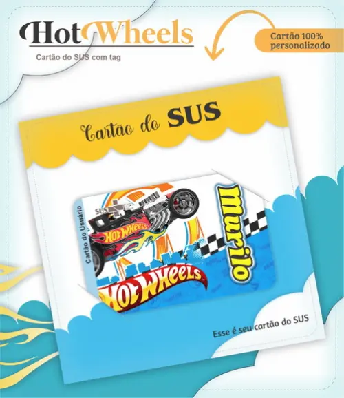 Arquivo Digital - Caderneta de Vacina - Hot Wheels