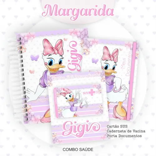 Arquivo Digital - Caderneta de Vacina - Margarida + Cartao