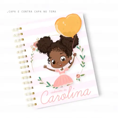 Arquivo Digital - Caderneta de Vacina - Menina Negra Balão
