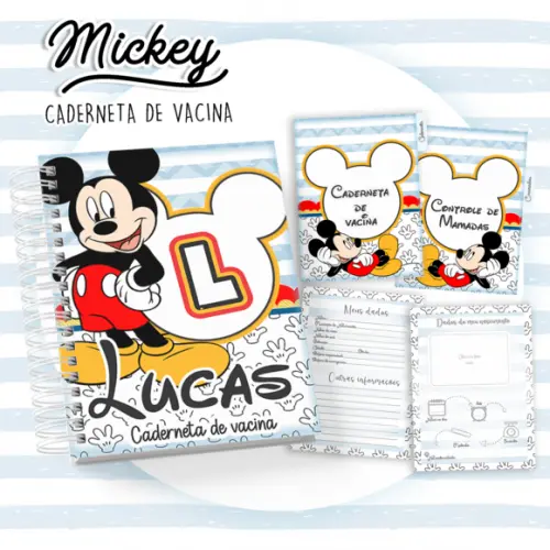 Arquivo Digital - Caderneta de Vacina - Mickey