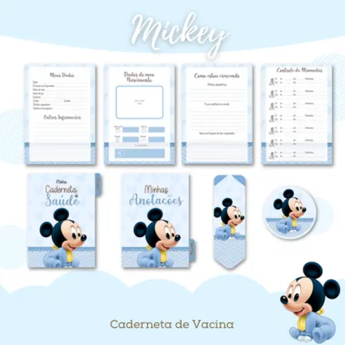 Arquivo Digital - Caderneta de Vacina - Mickey 02