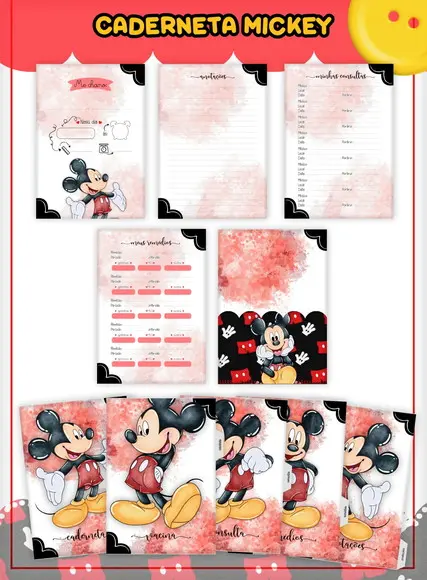 Arquivo Digital - Caderneta de Vacina - Mickey 03