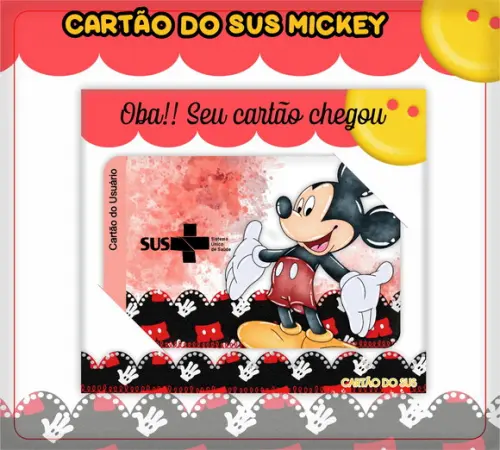 Arquivo Digital - Caderneta de Vacina - Mickey 03