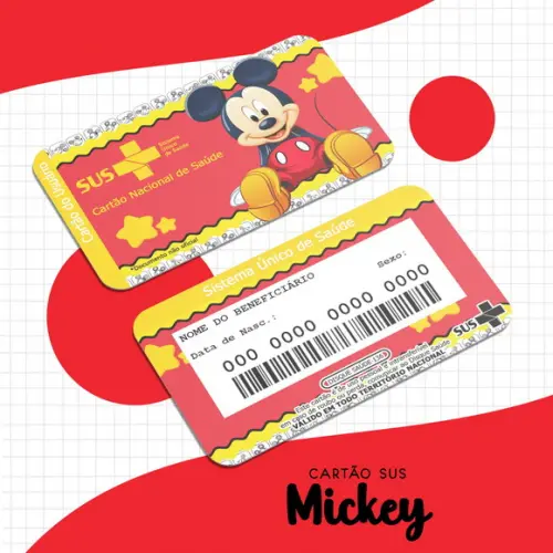 Arquivo Digital - Caderneta de Vacina - Mickey 04