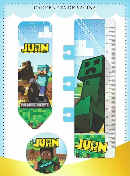 Arquivo Digital - Caderneta de Vacina - Minecraft 03