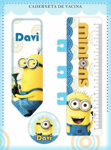 Arquivo Digital - Caderneta de Vacina - Minions