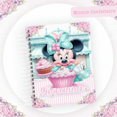 Arquivo Digital - Caderneta de Vacina - Minnie Confeiteira