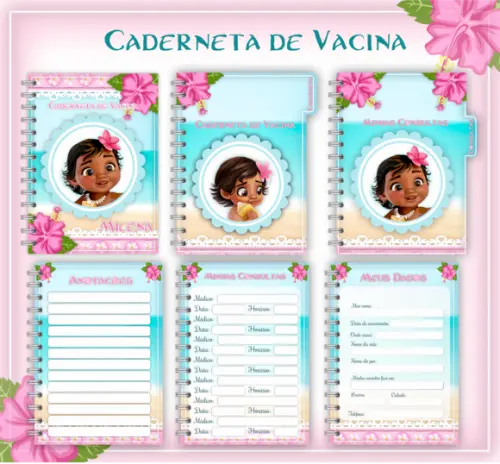 Arquivo Digital - Caderneta de Vacina - Moana Baby