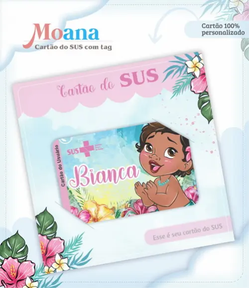 Arquivo Digital - Caderneta de Vacina - Moana 02 + Cartao