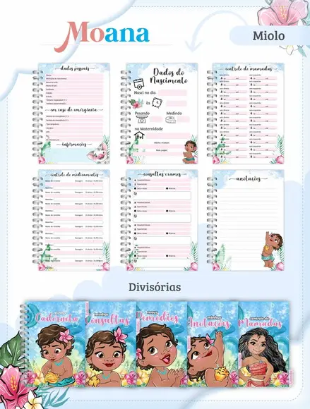 Arquivo Digital - Caderneta de Vacina - Moana 02 + Cartao