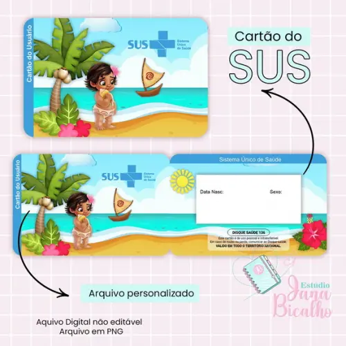 Arquivo Digital - Caderneta de Vacina - Moana Baby 03