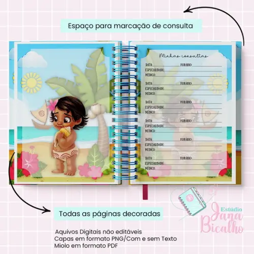 Arquivo Digital - Caderneta de Vacina - Moana Baby 03