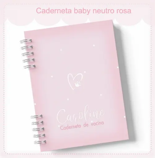 Arquivo Digital - Caderneta de Vacina - Neutro Rosa 03