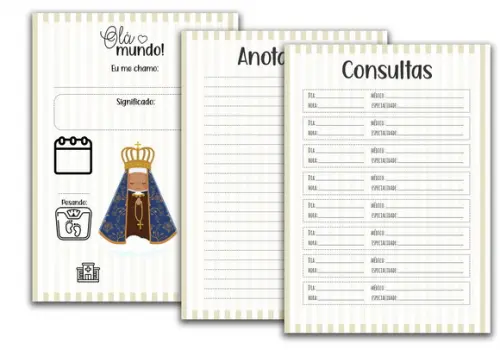 Arquivo Digital - Caderneta de Vacina - Nossa Senhora Menino