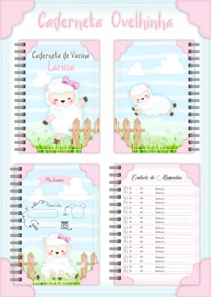 Arquivo Digital - Caderneta de Vacina - Ovelhinha Menina