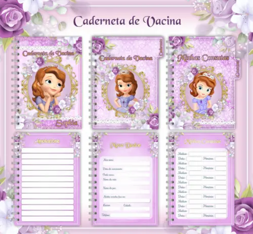 Arquivo Digital - Caderneta de Vacina - Princesa Sophia