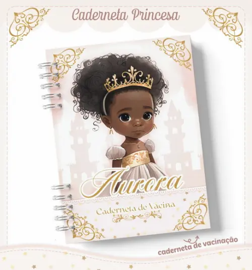 Arquivo Digital - Caderneta de Vacina - Princesa Negra