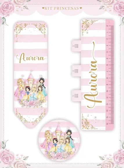 Arquivo Digital - Caderneta de Vacina - Princesas Disney 02