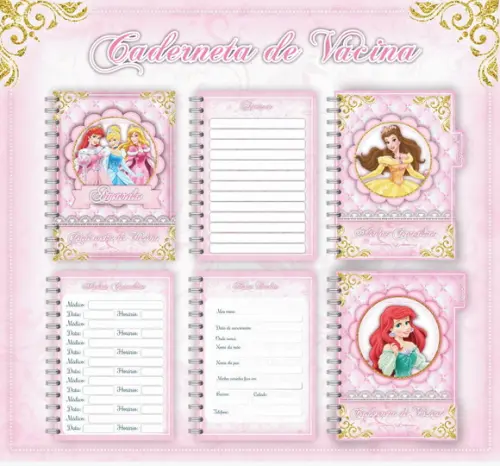Arquivo Digital - Caderneta de Vacina - Princesas 05