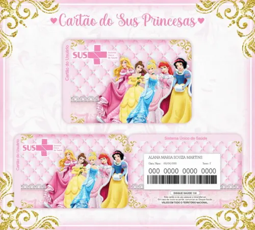 Arquivo Digital - Caderneta de Vacina - Princesas 05