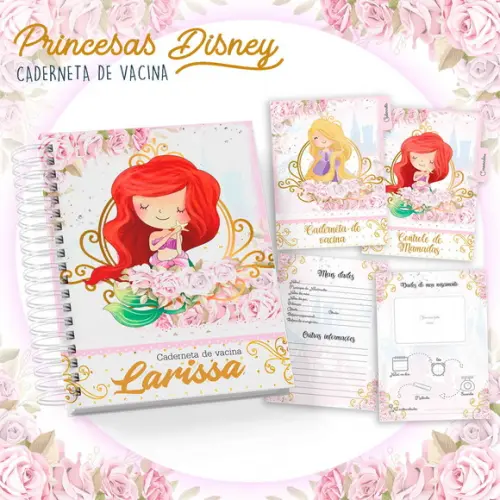 Arquivo Digital - Caderneta de Vacina - Princesas Disney 03