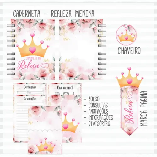 Arquivo Digital - Caderneta de Vacina - Realeza Menina 03